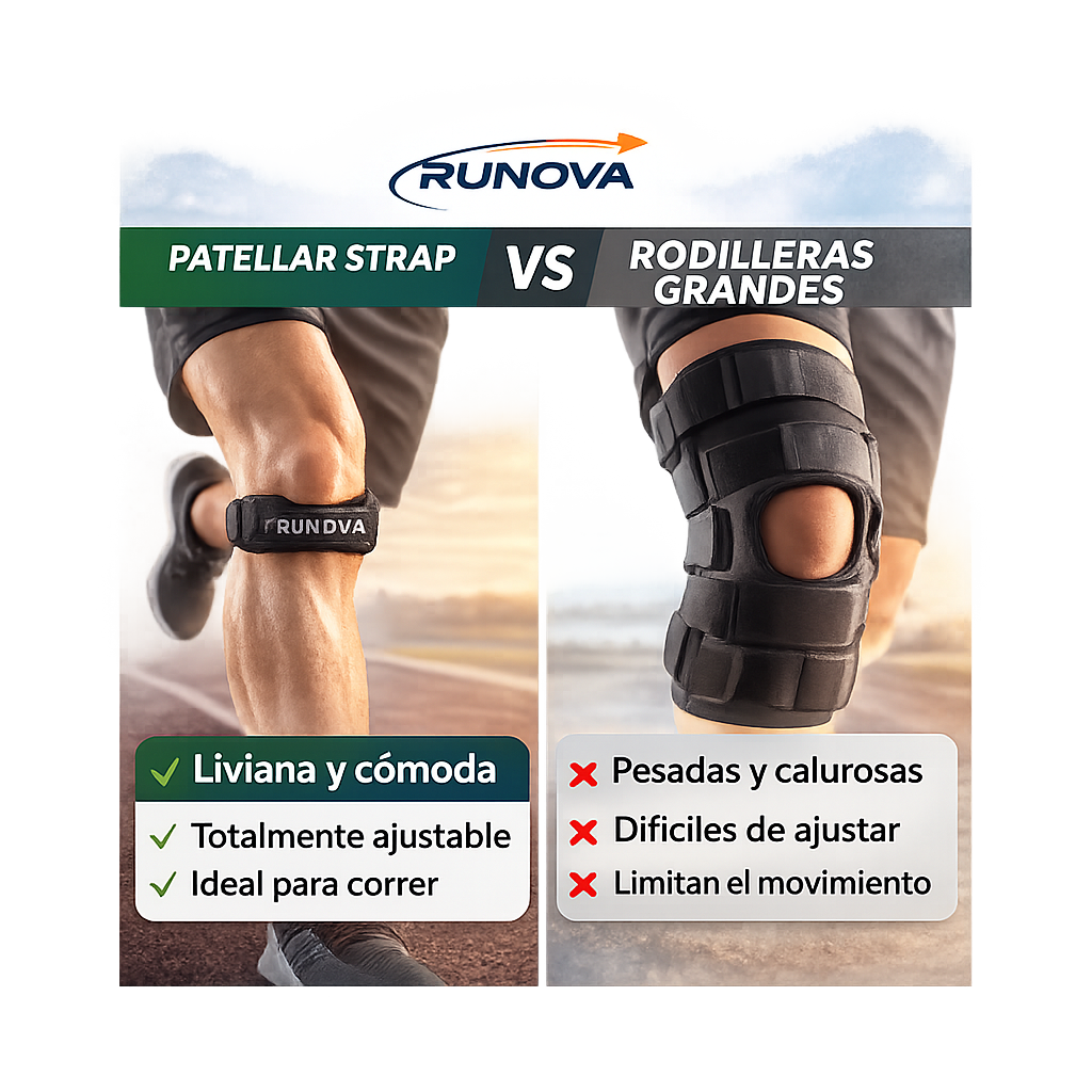 runova vs rodillera tradicional